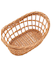 ラタン舟形バスケット