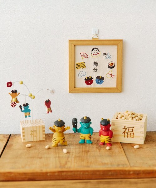 節分刺繍パネル／節分｜サリュの通販｜&mall（アンドモール）三井