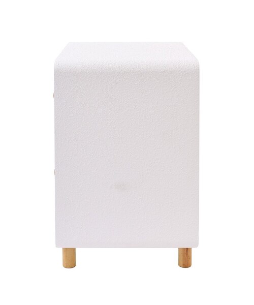 WEB限定商品》ウッドマーブルサイドチェスト／milk latte｜サリュの