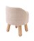 《WEB限定商品》ラウンド脚付き収納スツール／milk latte