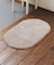 fluffyオーバルマット：50×80cm