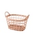 柳取っ手付オーバルフリルバスケット：S