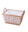 《WEB限定商品》柳取っ手付レクタングルバスケット：L