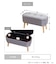 《WEB限定商品》脚付き収納スツール