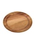 アカシアラウンドリブプレート：24.5cm／アウトドア