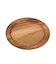 アカシアラウンドリブプレート：24.5cm／アウトドア