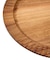 アカシアラウンドリブプレート：24.5cm／アウトドア