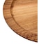 アカシアラウンドリブプレート：24.5cm／アウトドア