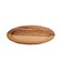 アカシアオーバルリブプレート：21cm／アウトドア
