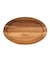 アカシアオーバルリブプレート：27cm／アウトドア