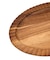 アカシアオーバルリブプレート：27cm／アウトドア