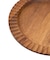 アカシアラウンドリブプレート：17.5cm／アウトドア