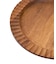 アカシアラウンドリブプレート：17.5cm／アウトドア