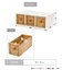 《WEB限定商品》アルブル3ドロワーボックス／choupinet