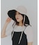 リバーシブル折りたたみつば広ハット
