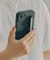 タッチペン付きフェイクレザースマホケース：iPhone15対応