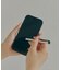 タッチペン付きフェイクレザースマホケース：iPhone15対応
