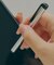 タッチペン付きフェイクレザースマホケース：iPhone16対応