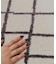 チェックタフティングマット：50×80cm