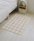 《WEB限定商品》チェックタフティングラグ：80×120cm