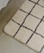 《WEB限定商品》チェックタフティングラグ：80×120cm