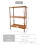 《WEB限定商品》ワイドオープンラック3段／Little Gallery