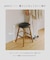 《WEB限定商品》フェイクレザースツール／natural vintage