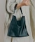 ポーチ付きフェイクレザー2wayバッグ