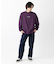 【WEB限定】KANGOL/カンゴール ロゴプリントモックネックプルオーバー