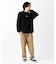 【WEB限定】KANGOL/カンゴール ロゴプリントモックネックプルオーバー
