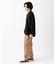 【WEB限定】KANGOL/カンゴール ロゴプリントモックネックプルオーバー