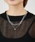 2連チェーンネックレス