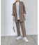 【WEB・一部店舗限定】ウールライクセンタープレスパンツ＆ジャケットセットアップ