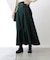 アシメウエストベルト付フレアスカート