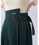 アシメウエストベルト付フレアスカート
