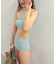 【水着】バンドゥトップスイムウェア(2点セット)