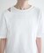 天竺レイヤード風バックオープンTシャツ