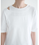 天竺レイヤード風バックオープンTシャツ