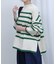 【WEB限定】ボーダーハイネックニット