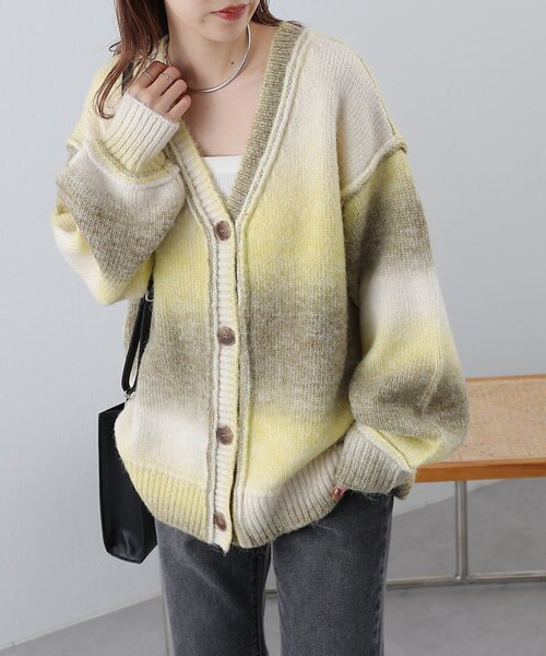 グラデーションニットカーディガン｜コロニートゥーワンスリーナインの