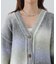 グラデーションニットカーディガン
