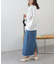 Iラインデニムスカート