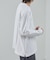 スマート長袖裾スリットBIGTシャツ