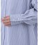 ストライプバンドカラービックシャツ