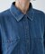 テンセルデニムダブルポケット長袖シャツ