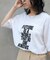 【着用動画あり】20/USA天竺プリントルーズTシャツ
