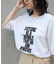 【着用動画あり】20/USA天竺プリントルーズTシャツ
