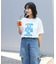 【着用動画あり】20/USA天竺プリントルーズTシャツ