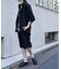 【セットアップ対応】ドレープポリミニマム半袖シャツ
