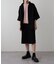【セットアップ対応】ドレープポリミニマム半袖シャツ